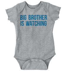 Big Brother Is Watching Romper Bodysuit-Direct To Garment Print-Brisco Baby