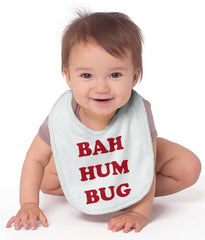 Bah Hum Bug Infant Baby Bib-Direct To Garment Print-Brisco Baby
