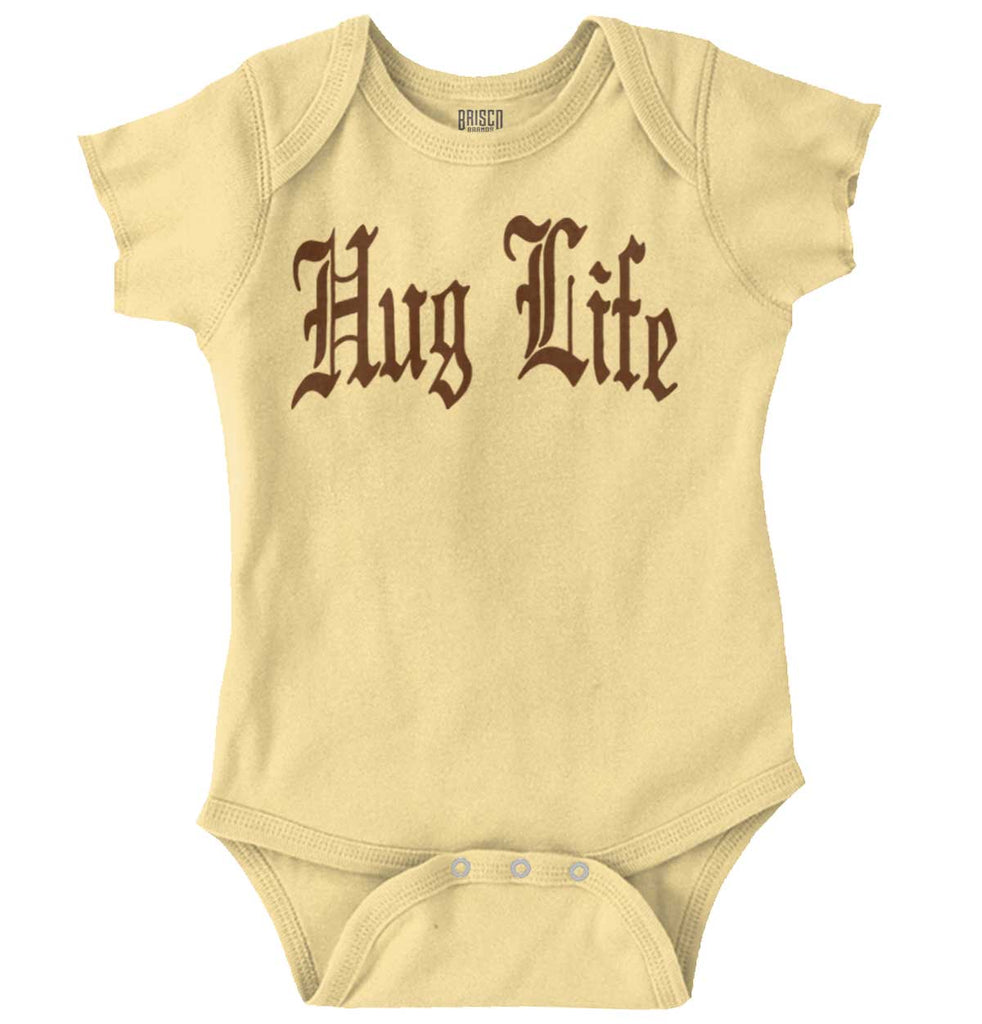 Hug Life Romper Bodysuit-Direct To Garment Print-Brisco Baby