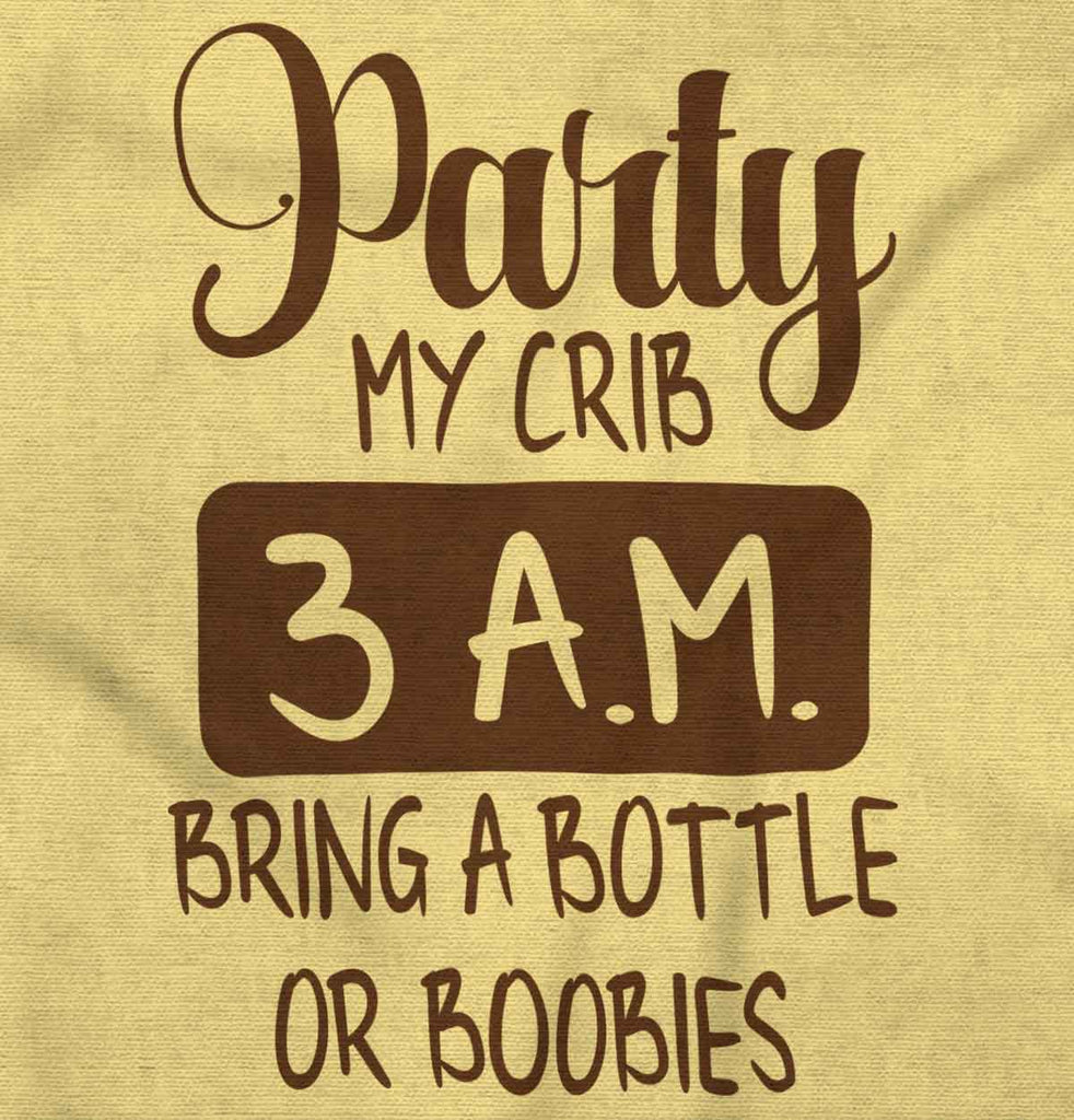 Party At My Crib Infant Toddler T Shirt-Direct To Garment Print-Brisco Baby