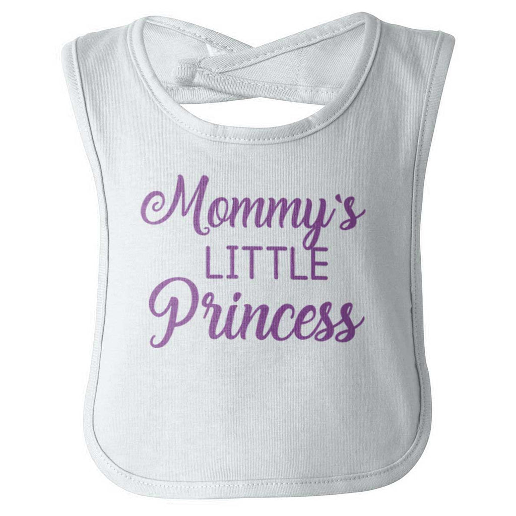 Mommy's Little Princess Infant Baby Bib-Direct To Garment Print-Brisco Baby
