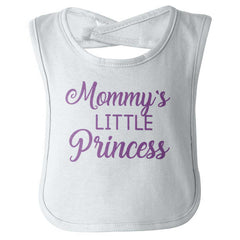 Mommy's Little Princess Infant Baby Bib-Direct To Garment Print-Brisco Baby