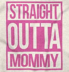 Straight Outta Mommy Baby Striped Skirt Dress-Direct To Garment Print-Brisco Baby