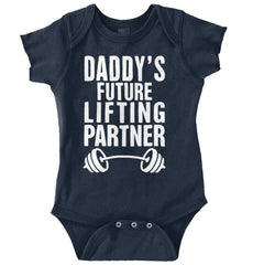 Lifting Partner Romper Bodysuit-Direct To Garment Print-Brisco Baby