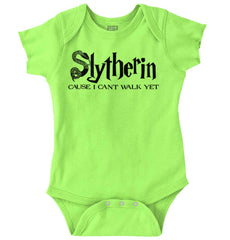 Slytherin Baby Romper Bodysuit-Direct To Garment Print-Brisco Baby