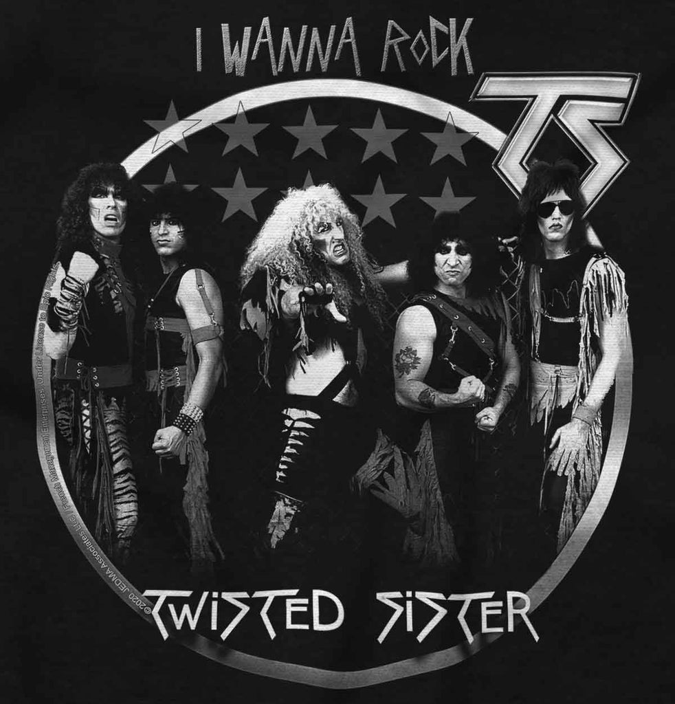 Twisted Sister Photo Infant Baby Bib-Direct To Garment Print-Brisco Baby