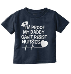 Can't Resist Nurses Infant Toddler T Shirt-Direct To Garment Print-Brisco Baby