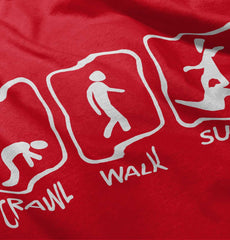 Crawl Walk Surf Baby Polka Dot Skirt Dress-Direct To Garment Print-Brisco Baby