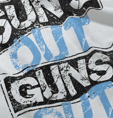 Guns Out Romper Bodysuit-Direct To Garment Print-Brisco Baby