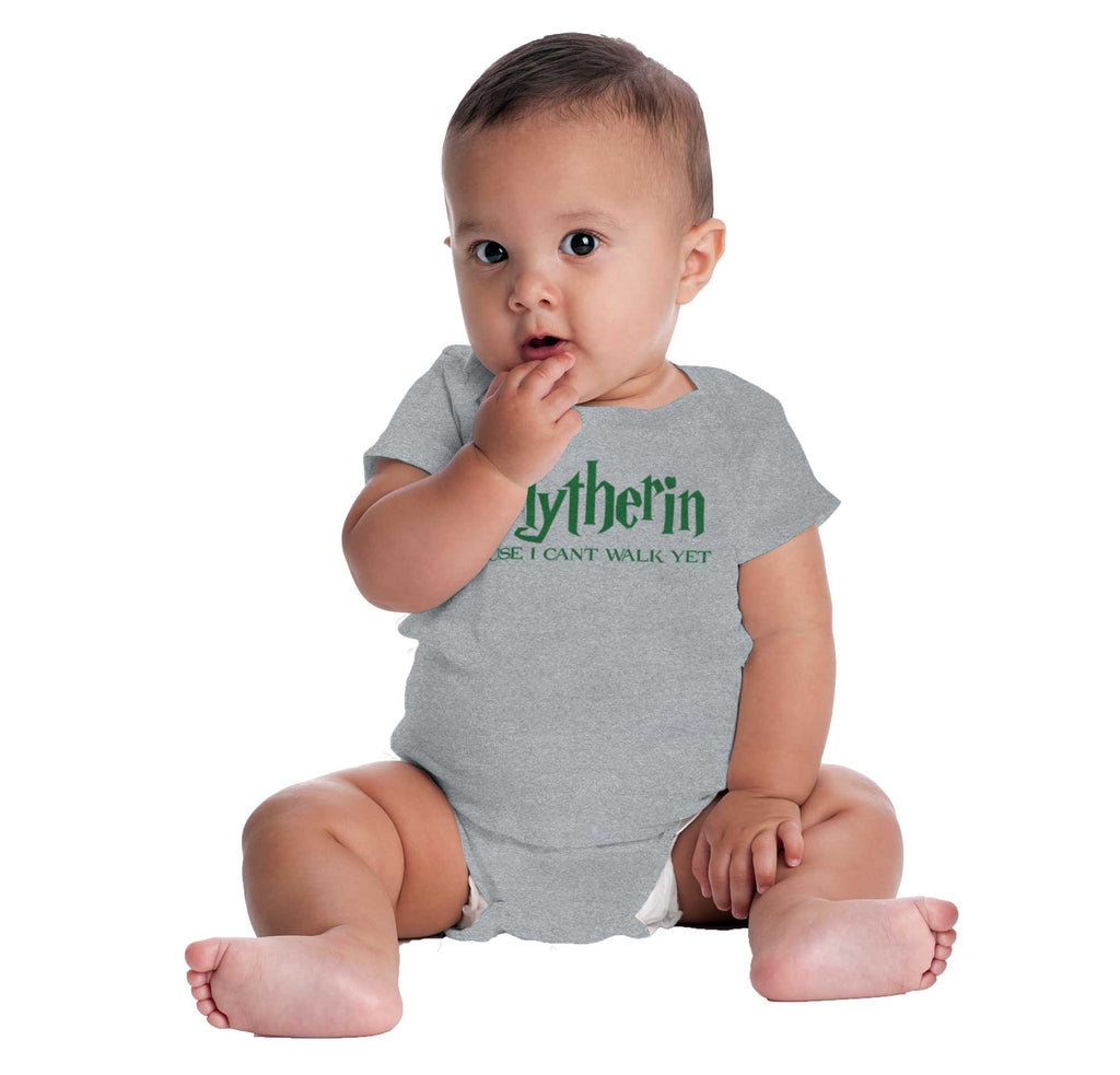 Slytherin Baby Romper Bodysuit-Direct To Garment Print-Brisco Baby
