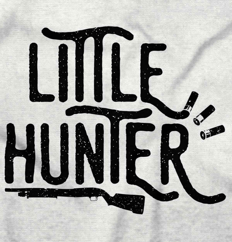 Little Hunter Gun Infant Toddler T Shirt-Direct To Garment Print-Brisco Baby