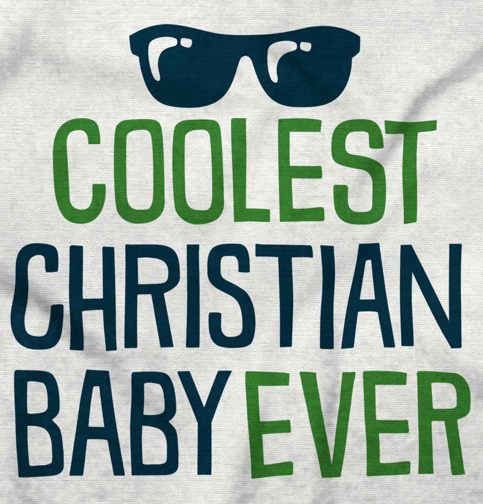 Coolest Christian Baby Infant Baby Bib-Direct To Garment Print-Brisco Baby