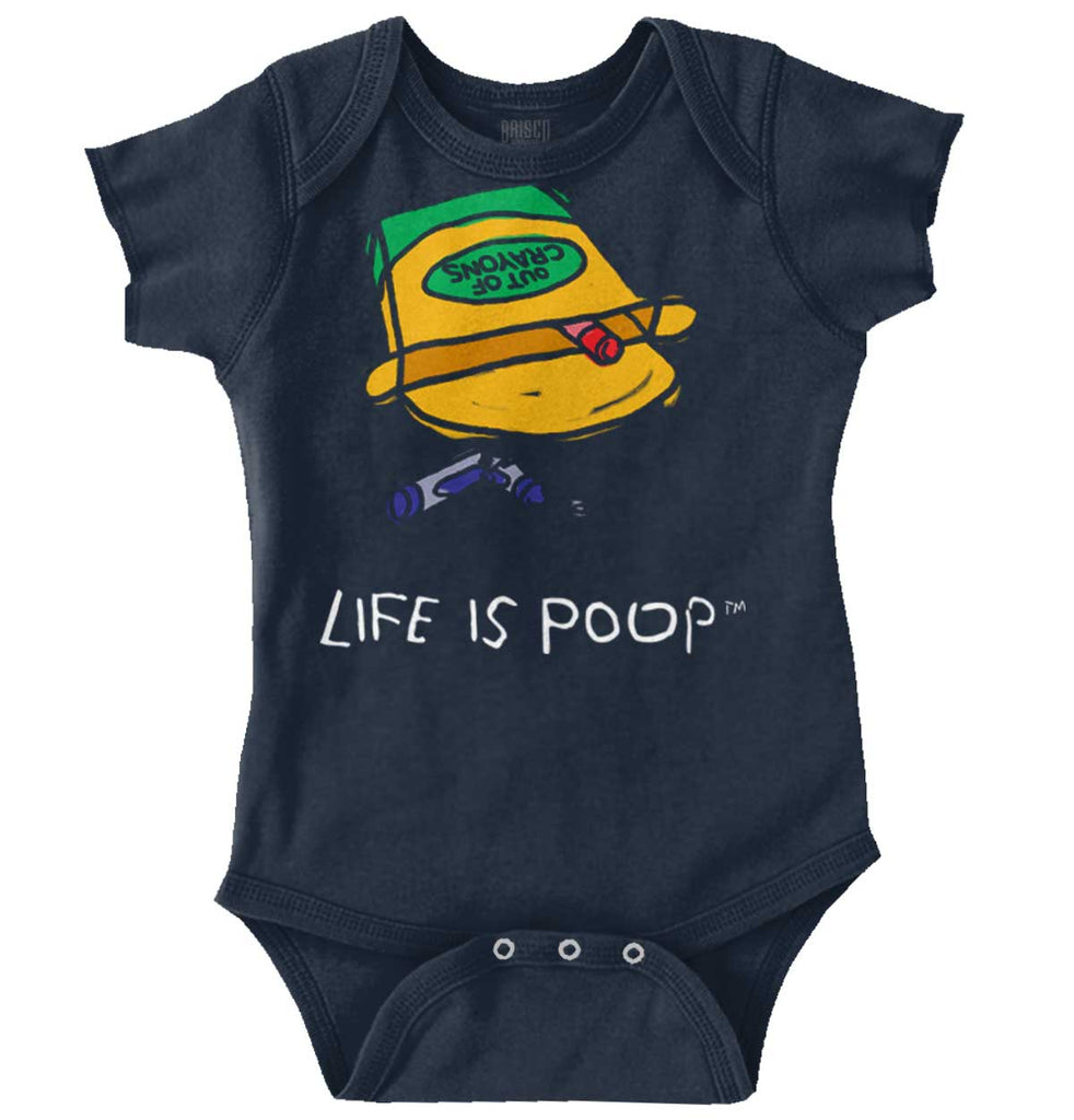 Out of Crayons Romper Bodysuit-Direct To Garment Print-Brisco Baby