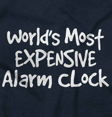Alarm Clock Romper Bodysuit-Direct To Garment Print-Brisco Baby