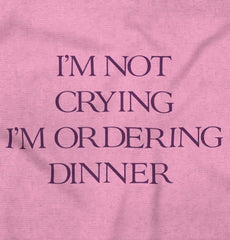 I'm Not Crying Romper Bodysuit-Direct To Garment Print-Brisco Baby