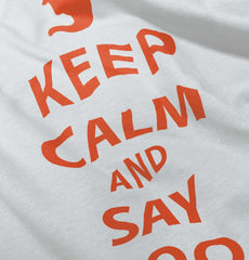 Say Boo Infant Baby Bib-Direct To Garment Print-Brisco Baby