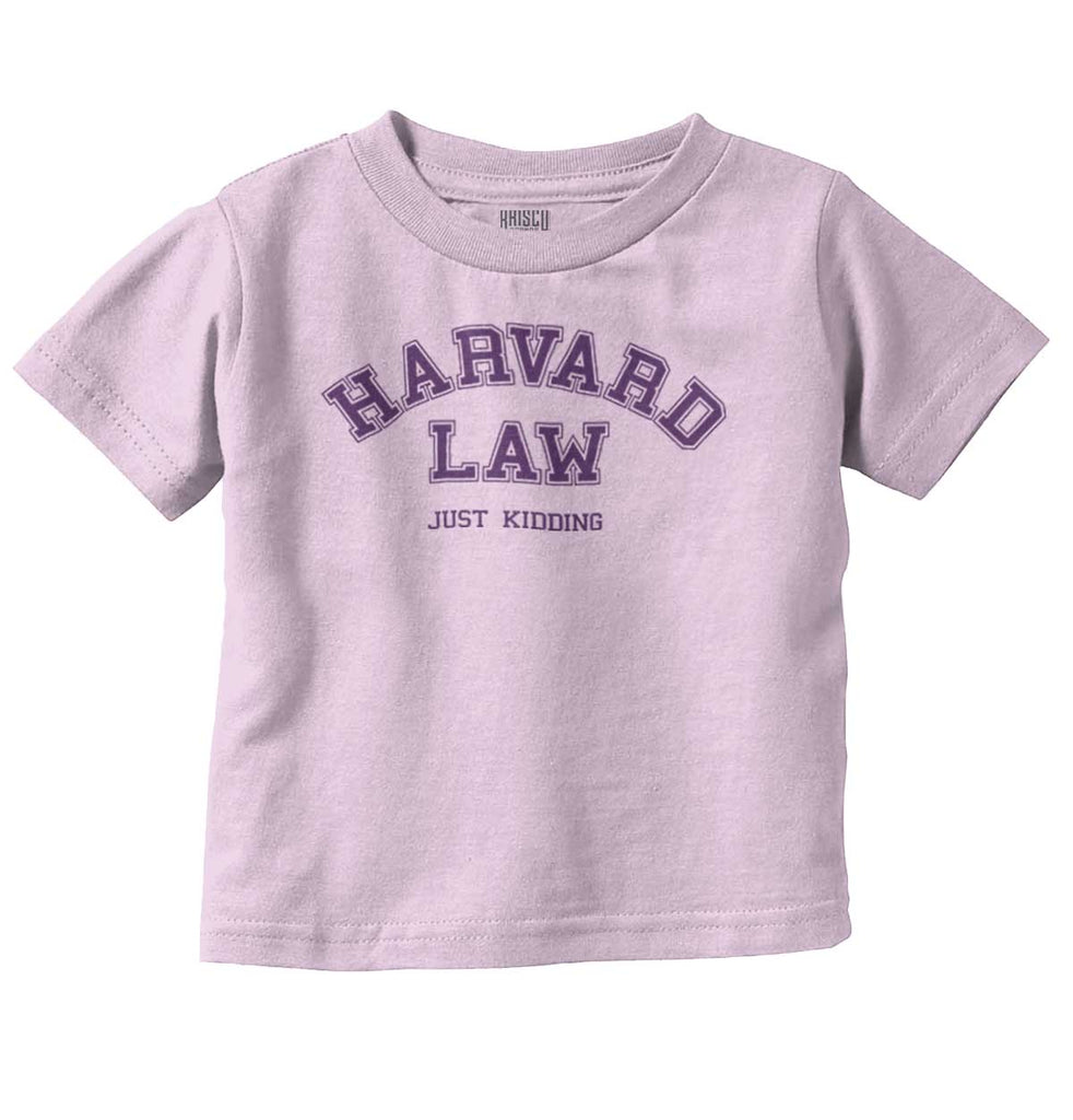 Harvard Law Infant Toddler T Shirt-Direct To Garment Print-Brisco Baby
