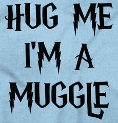 Hug Me I'm A Muggle Infant Baby Bib-Direct To Garment Print-Brisco Baby
