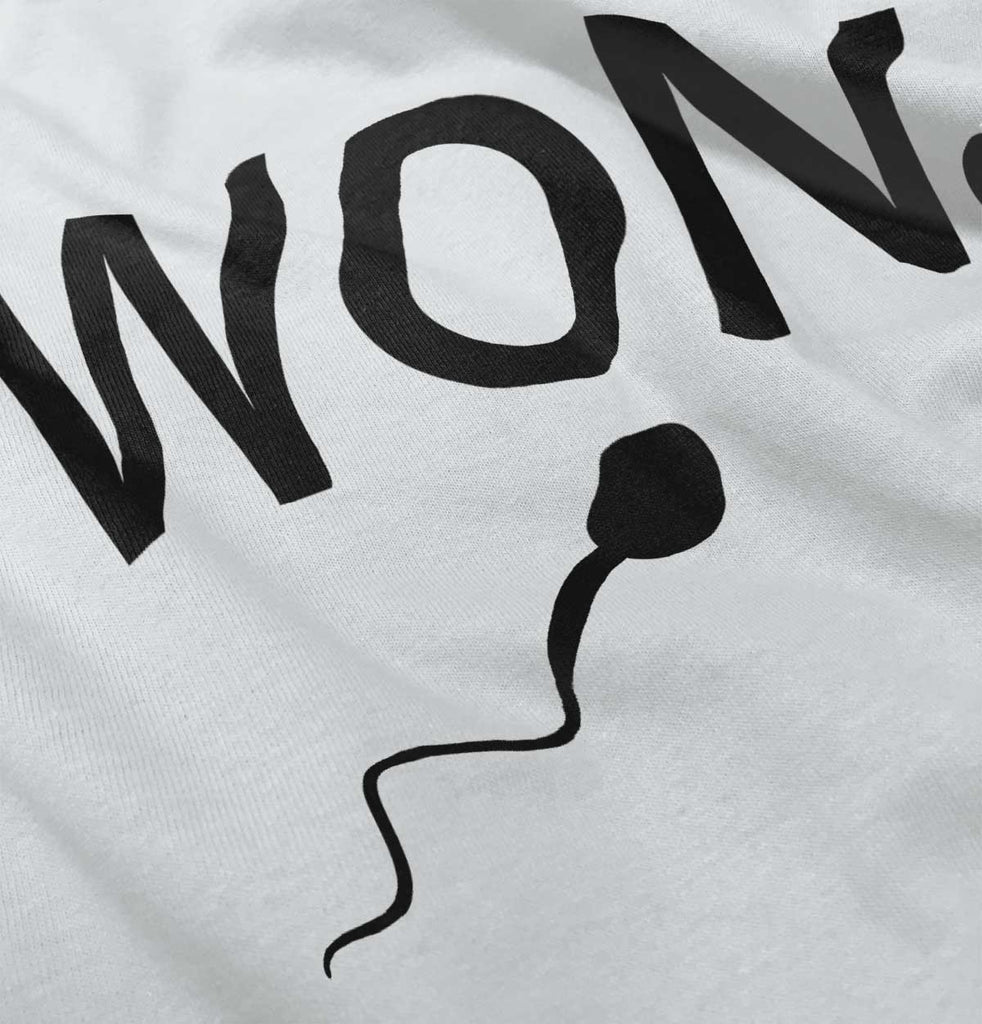 Won The Race Romper Bodysuit-Direct To Garment Print-Brisco Baby