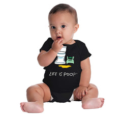 Potty Train Romper Bodysuit-Direct To Garment Print-Brisco Baby
