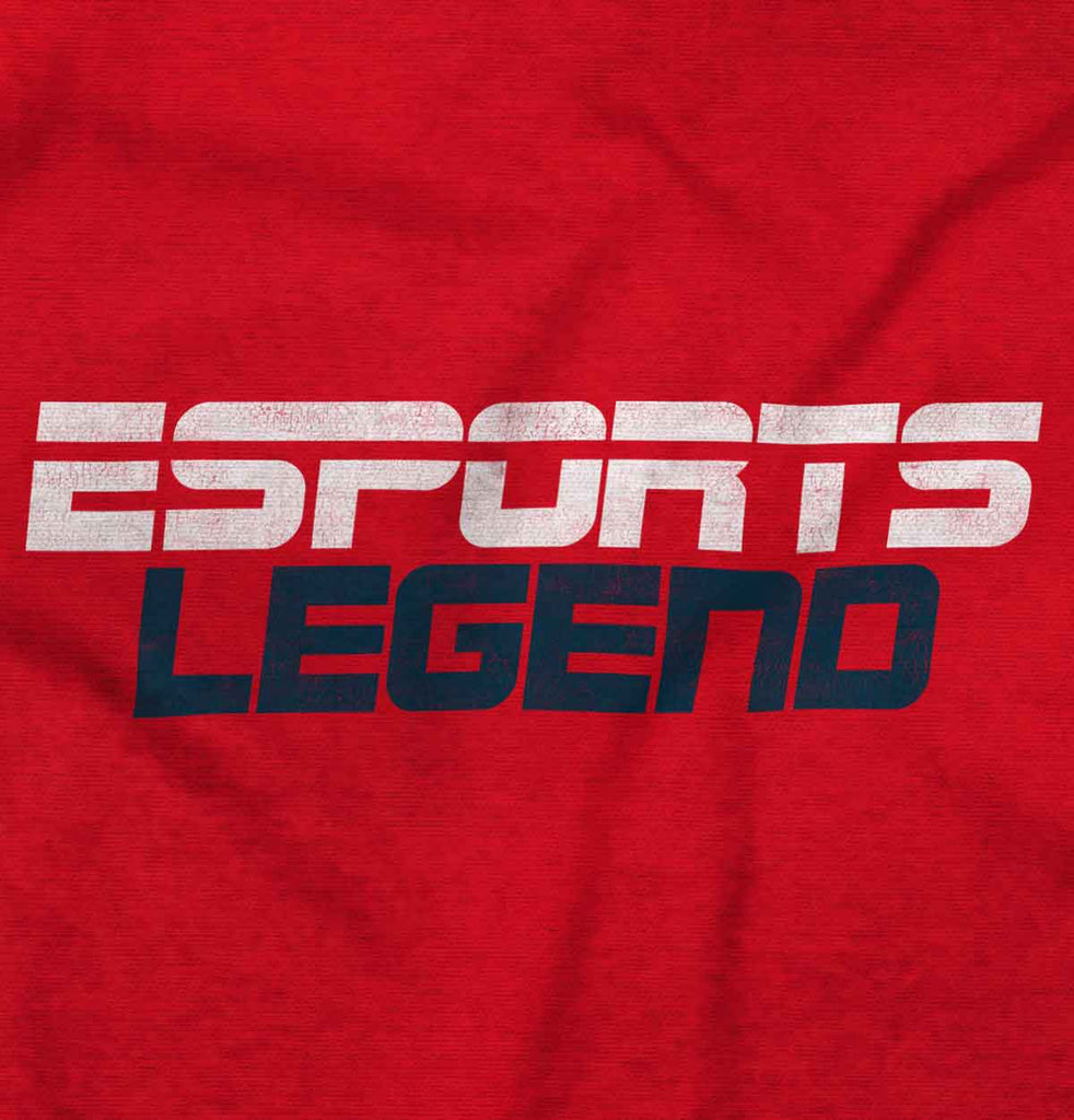 Sports Legend Professional Gamer Ringer Romper Bodysuit-Direct To Garment Print-Brisco Baby