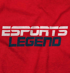 Sports Legend Professional Gamer Ringer Romper Bodysuit-Direct To Garment Print-Brisco Baby
