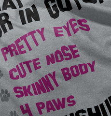 Dachshund Checklist Romper Bodysuit-Direct To Garment Print-Brisco Baby