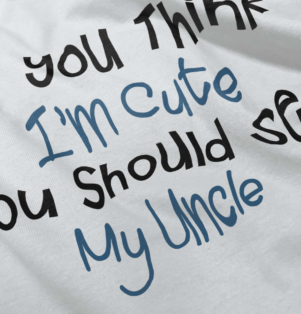 See My Uncle Romper Bodysuit-Direct To Garment Print-Brisco Baby