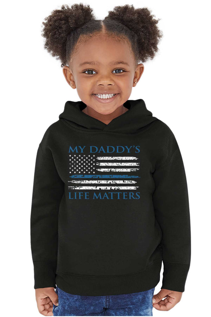 Daddy's Life Toddler Pullover Hoodie-Direct To Garment Print-Brisco Baby