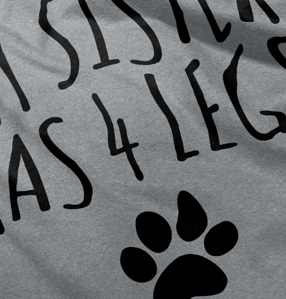 Sister has 4 legs Romper Bodysuit-Direct To Garment Print-Brisco Baby