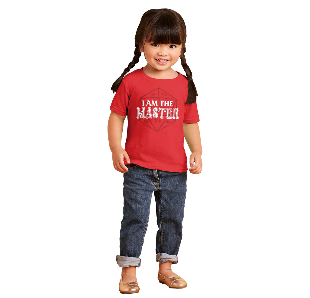 I Am The Master Dungeons Gamer Infant Toddler T Shirt-Direct To Garment Print-Brisco Baby
