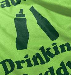 Drinking Buddy Romper Bodysuit-Direct To Garment Print-Brisco Baby