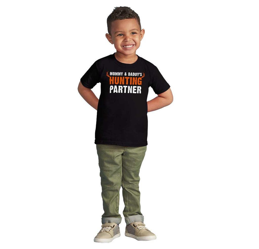 Parents Hunting Partner Infant Toddler T Shirt-Direct To Garment Print-Brisco Baby