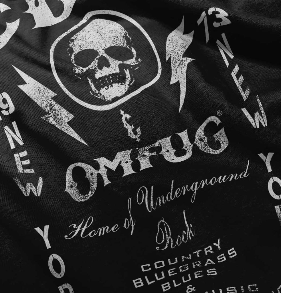 CBGB Bluegrass Infant Baby Bib-Direct To Garment Print-Brisco Baby