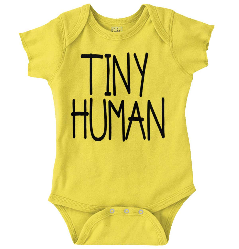 Tiny Human Romper Bodysuit-Direct To Garment Print-Brisco Baby