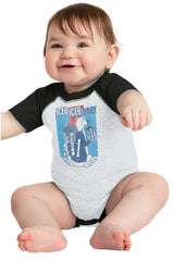 Polar Icee Baby Raglan Romper Bodysuit-Direct To Garment Print-Brisco Baby