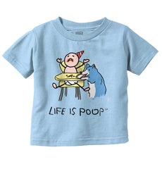 Dog Baby Food Infant Toddler T Shirt-Direct To Garment Print-Brisco Baby