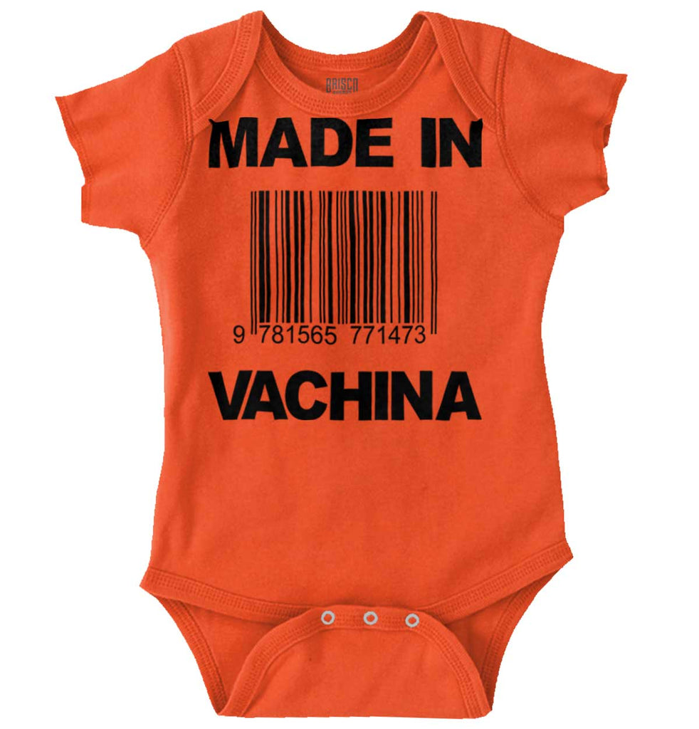 Made In Vachina Romper Bodysuit-Direct To Garment Print-Brisco Baby