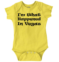 Happened In Vegas Romper Bodysuit-Direct To Garment Print-Brisco Baby