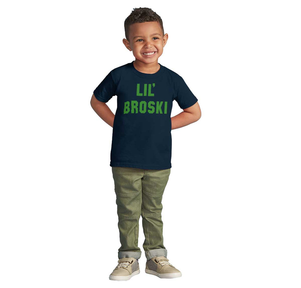 Lil' Broski Infant Toddler T Shirt-Direct To Garment Print-Brisco Baby