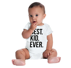 Best Kid Ever Romper Bodysuit-Direct To Garment Print-Brisco Baby