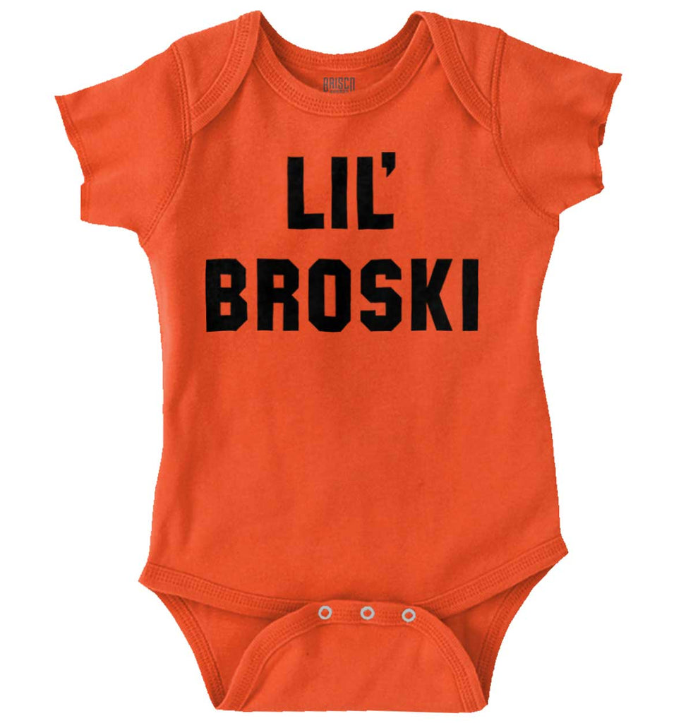 Lil' Broski Romper Bodysuit-Direct To Garment Print-Brisco Baby