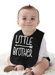 Little Brother Infant Baby Bib-Direct To Garment Print-Brisco Baby