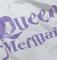 Queen Mermaid Infant Baby Bib-Direct To Garment Print-Brisco Baby