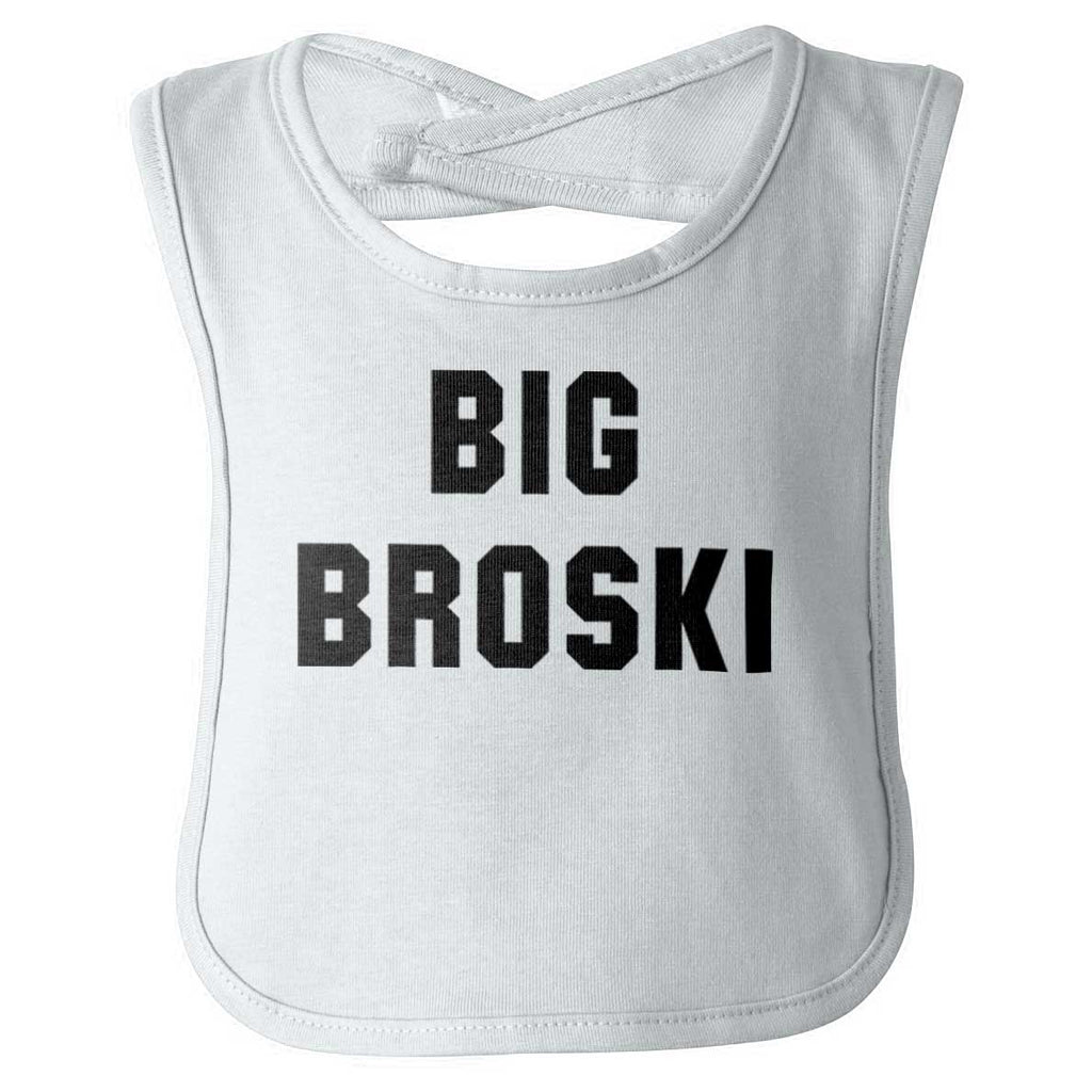 Big Broski Infant Baby Bib-Direct To Garment Print-Brisco Baby
