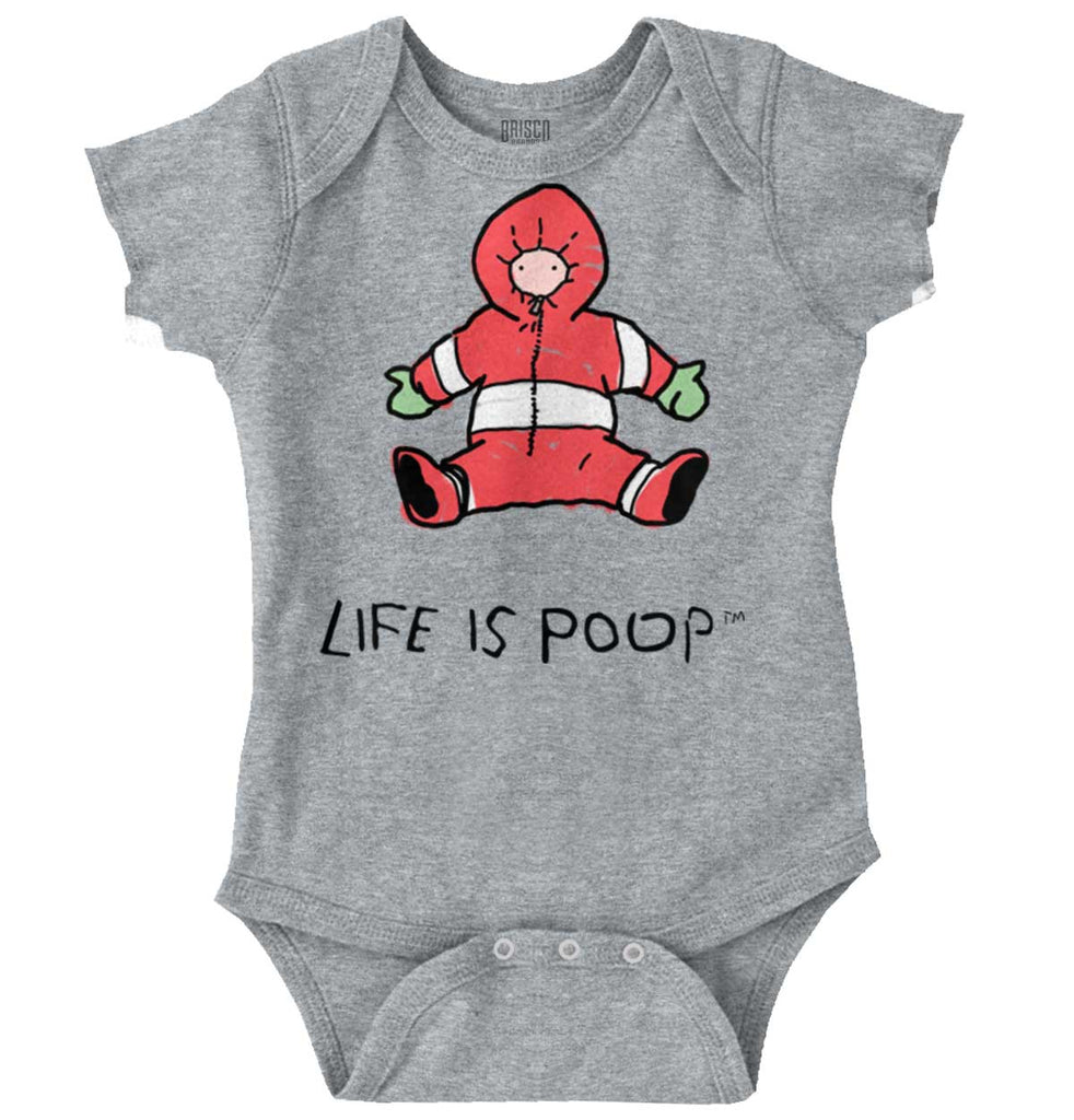 Winter Jacket Romper Bodysuit-Direct To Garment Print-Brisco Baby