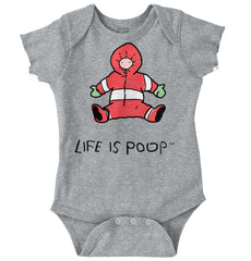 Winter Jacket Romper Bodysuit-Direct To Garment Print-Brisco Baby
