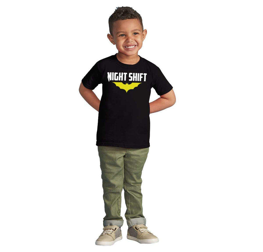 Night Shift Infant Toddler T Shirt-Direct To Garment Print-Brisco Baby