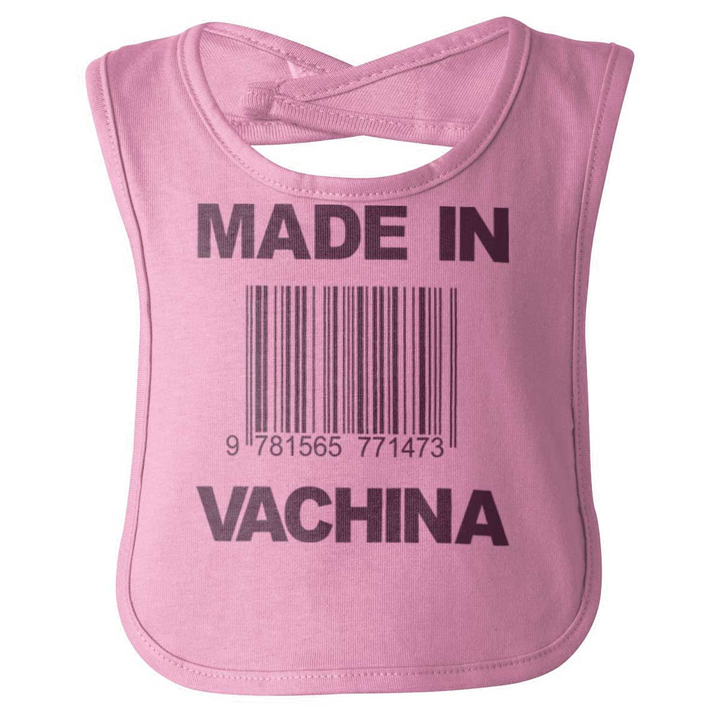 Made In Vachina Infant Baby Bib-Direct To Garment Print-Brisco Baby