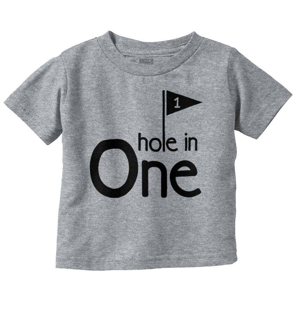 Hole In One Infant Toddler T Shirt-Direct To Garment Print-Brisco Baby